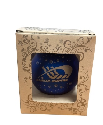 Шар новогодний с логотипом