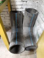 Отвод сварной 90 градусов односекционный ПЭ 100 315х18,7 SDR17