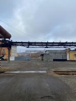 Труба стальная б/у, проложенная на эстакадах