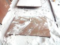 Лист металлический 4мм б/у