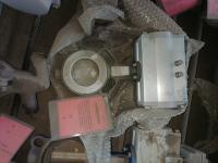 Затвор дисковый межфланцевый с пневмоприводом двойного действия PN10.DN80