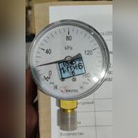 НПА_Манометр  МП2-УФ 0-160 кПа, кл.т.2,5,д=63мм, IP40, Резьба М12х1,5, радиальный штуцер без фланца
