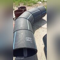 ОТВОД  сварной 60  градусов односекционный  ПЭ100  SDR17 Ду630 Ру10 стенка 37,4мм