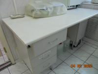 Стол рабочий  основание ЛДСП столешница  жидкий камень