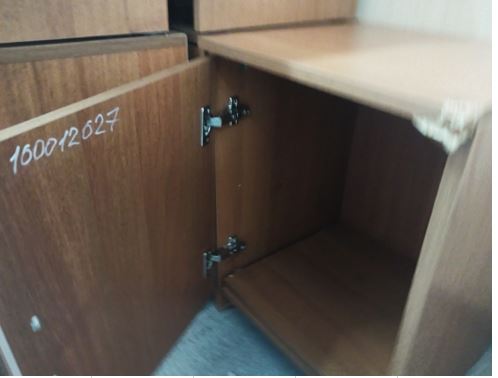 Тумба деревянная приставная 40х38х58 1 дверца