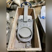 Затвор шиберный межфланцевый Ду400 Ру10, EPDM,