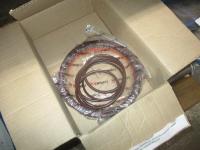 Сальник задней ступицы 190х220х30, двойной, комплект с тремя резиновыми кольцами