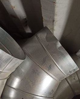 Отвод круглый 90гр.D315.