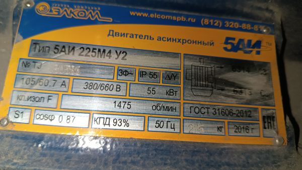 Двигатель АИР 225 М4