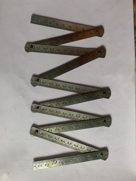 Метр складной металлический ЧИЗ