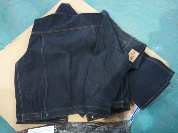 Костюм для защиты от ОПЗ и мех.воздействия, мужской, летний, куртка+брюки, джинсовая, 48-50/170-176, синий, ТР ТС 019/2011, компл.