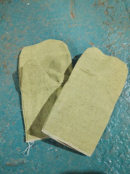 Рукавицы , брезент с огнеупорной пропиткой двойной наладонник, ТР ТС 019/2011