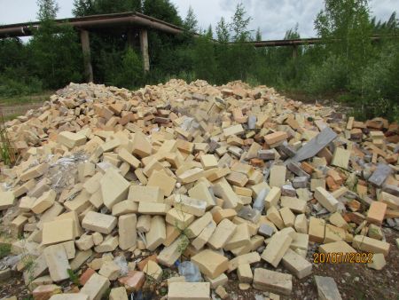Кирпич шамотный б/у 