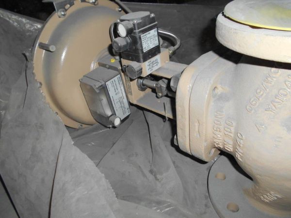 Клапан Т8020 Dn100 Pn40 Samson пн.пр.