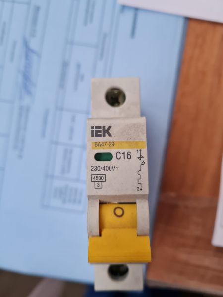 НПА_Выключатель автоматический 1п 16А С 4,5кА