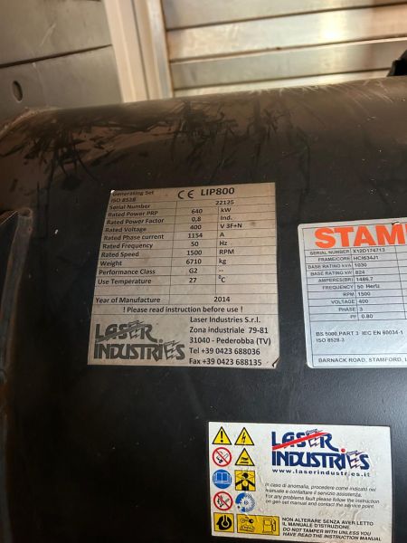  ДВС Perkins  с генератором в сборе, модель 4006-23ТАGA 1500RPM сер. номер DGDF6002 U16009X