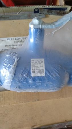 Кран шаровый TEMPER 28220080 Ду 80, Ру 2,5 Мпа, присоединение сварка/сварка, сталь корпуса 20, сталь шара 20Х13