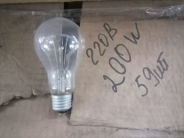 НПА_Лампа накаливания 220 200Вт Е27