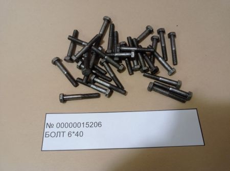 Болт М6х40