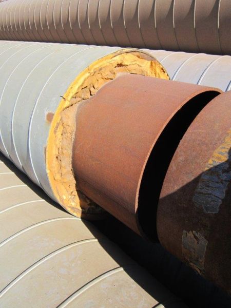 Труба электросварная 426х7/560 ППУ-ОЦ (стальная изолированная пенополиуретаном в оцинкованной оболочке)