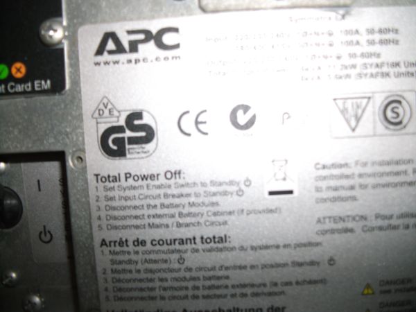 СТОЙКА APC SYMMETRA LX 16KVA SYAF16KRMI