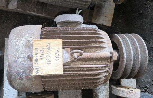 Электродвигатель 5АИ 160 S6 (11 кВт, 1000 об/мин),б/у