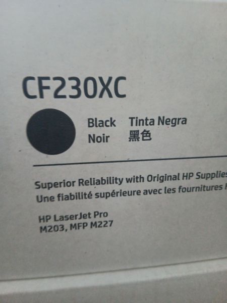 Картридж HP CF230X оригинальный