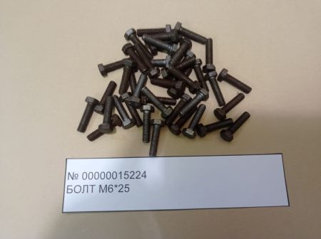 Болт М6х25