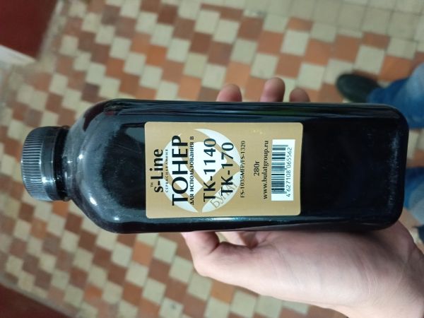 Тонер Kyocera FS-1035MFP банка 280г TK-1140/170 БУЛАТ s-Line