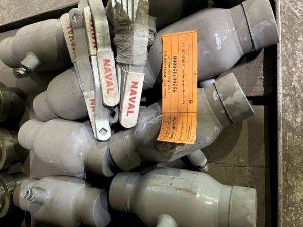 кран шаровый (нерж) Ду 80 Ру 25  б/у