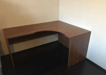 Стол дерев.письм.угл.пр.160х120х75