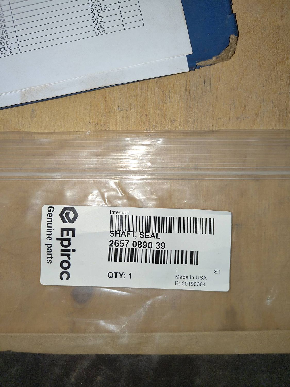 Рем.комплект 2657089039 Atlas Copco