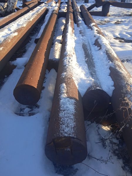 Сталь круглая марки-20 Материал: сталь 20 Диаметр: 170 мм 