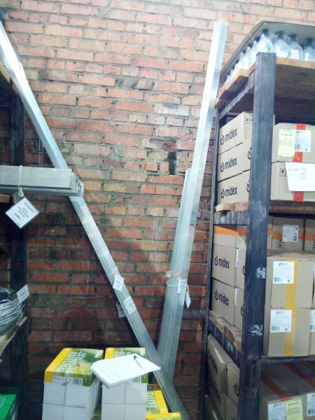 уголок алюминиевый 50х50х5 б/у