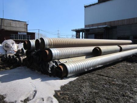 Труба электросварная 426х7/560 ППУ-ОЦ (стальная изолированная пенополиуретаном в оцинкованной оболочке)