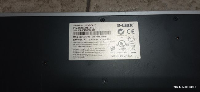 Коммутатор D-Link DGS-3627