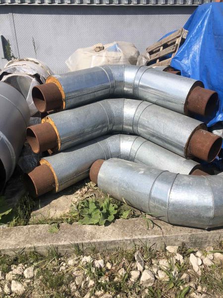 Отвод Ст 219х8-90-1-ППУ-ОЦ ГОСТ 30732-2006 Ст20 ГОСТ 17375-2001