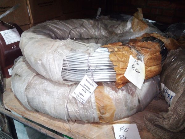 проволока алюминиевая Ø 6 мм б/у