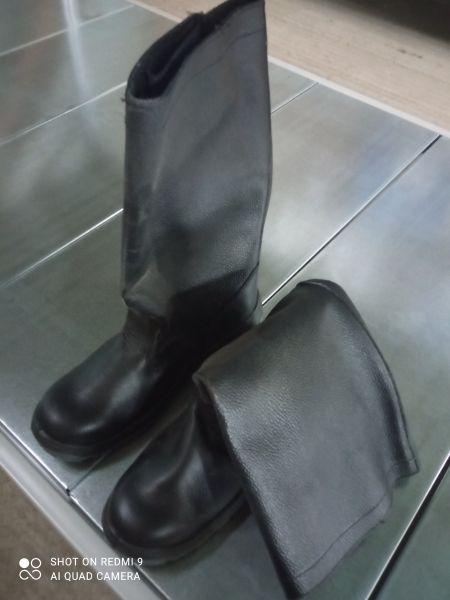 Сапоги с защитн поликарб.подноском 200Дж,МБС,с регулир. голенищем, летние, материал верха-кожа, подошва литьевая,ПУ/ТПУ,антистат, р.45, ТР ТС 019/2011