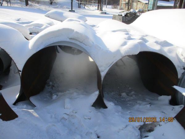 Трубопроводы и отвод из листовой стали