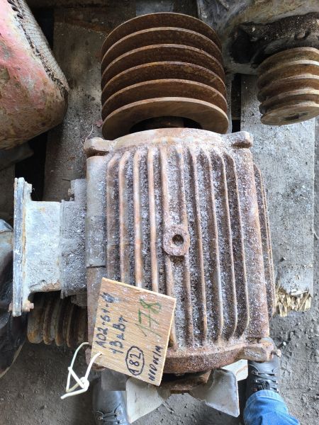 Электродвигатель А 02-61-4 (13 кВт., 1000 об/мин), б/у