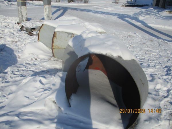 Трубопроводы и отвод из листовой стали