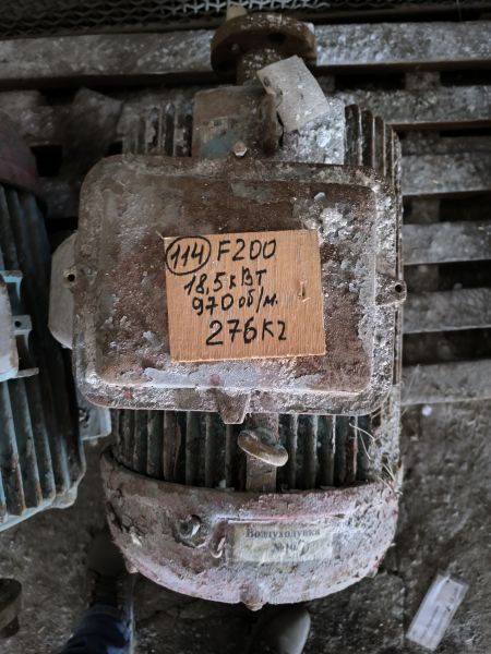 Электродвигатель F200 (18.5 кВт., 970 об/мин),б/у