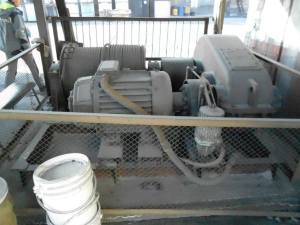 Лебедка тяговая для перемещения трансформаторов