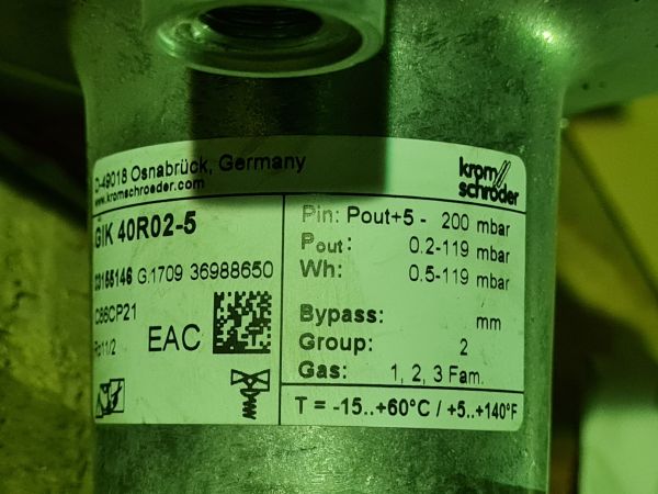 Регулятор соотношения GIK 40R02-5