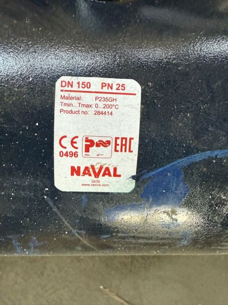 НПА_Кран стальной приварной NAVAL PN 16 ду150