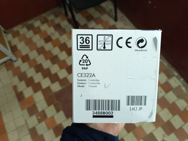 Картридж Hewlett Packard CE322A оригинал