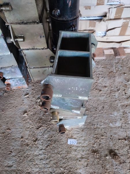 Форма куб 100*100*100 двухгнездовая оцинкованная