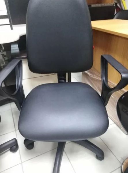 Кресло "Престиж" кож/зам, черный 7