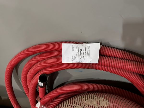 Трубка гофрированная с протяжкой 50мм